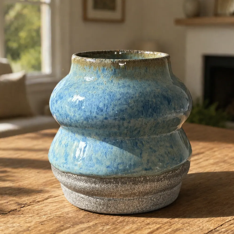 Blue vase