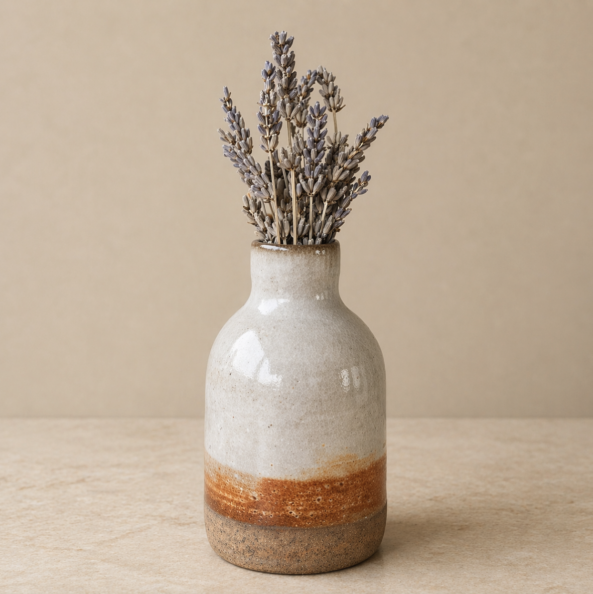 Lavender vase