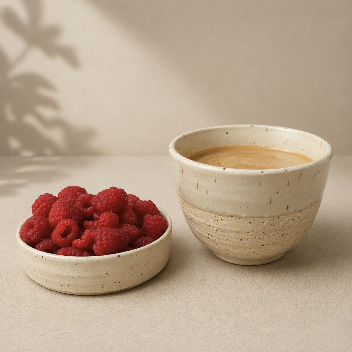 Small plate & latte bowl